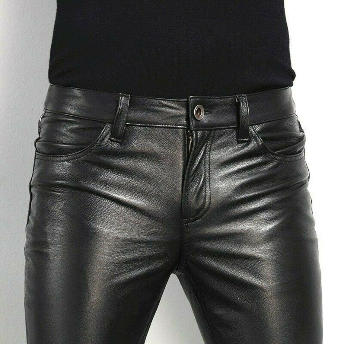 Mens Soft Leather  Pants