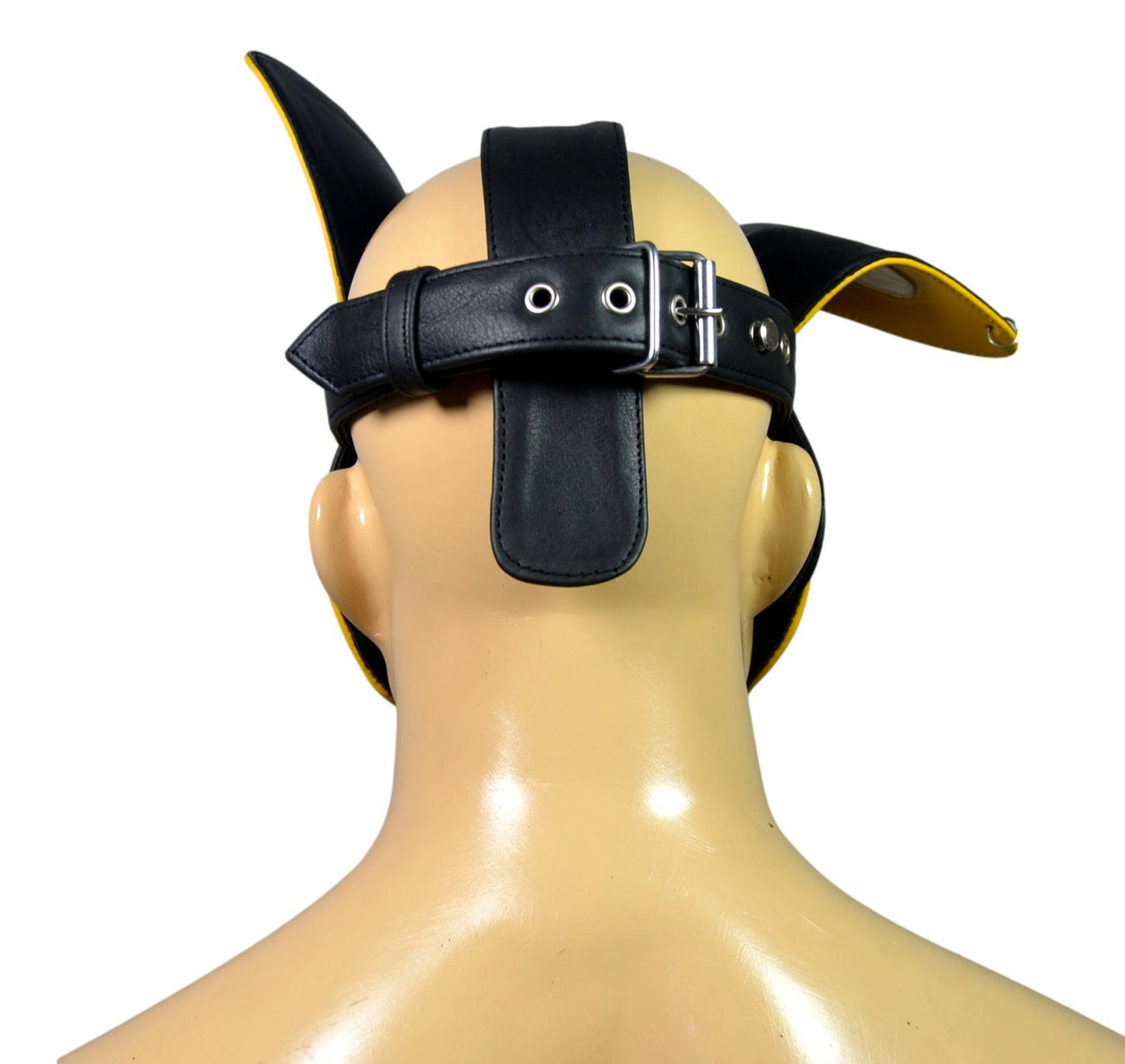 Leather Puppy Mask Hood Human puppy Floppy Ears - MRI Leathers