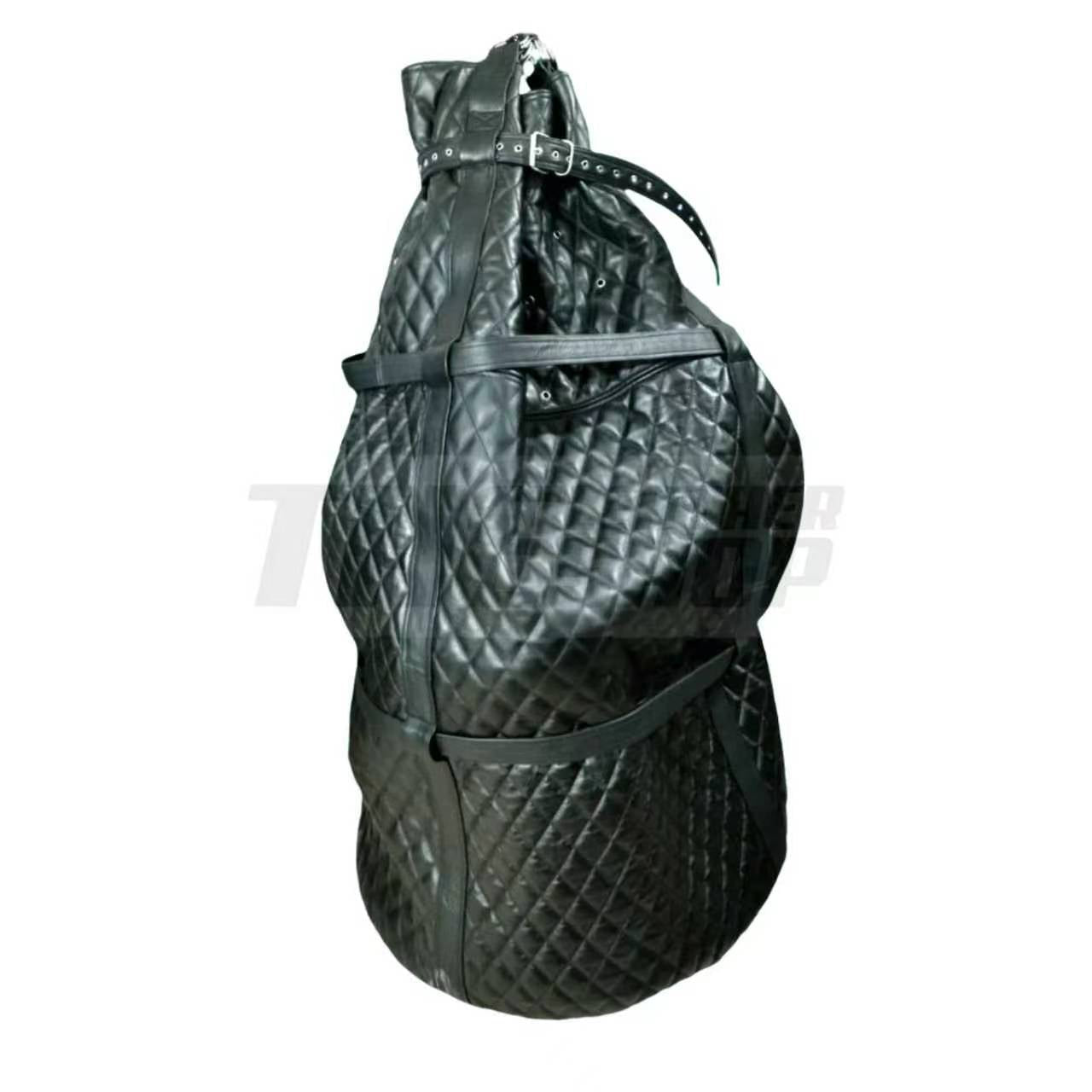 Quilted Leather Cocoon Bag Custom Made Premium Leather Craftsmanship - MRI Leathers