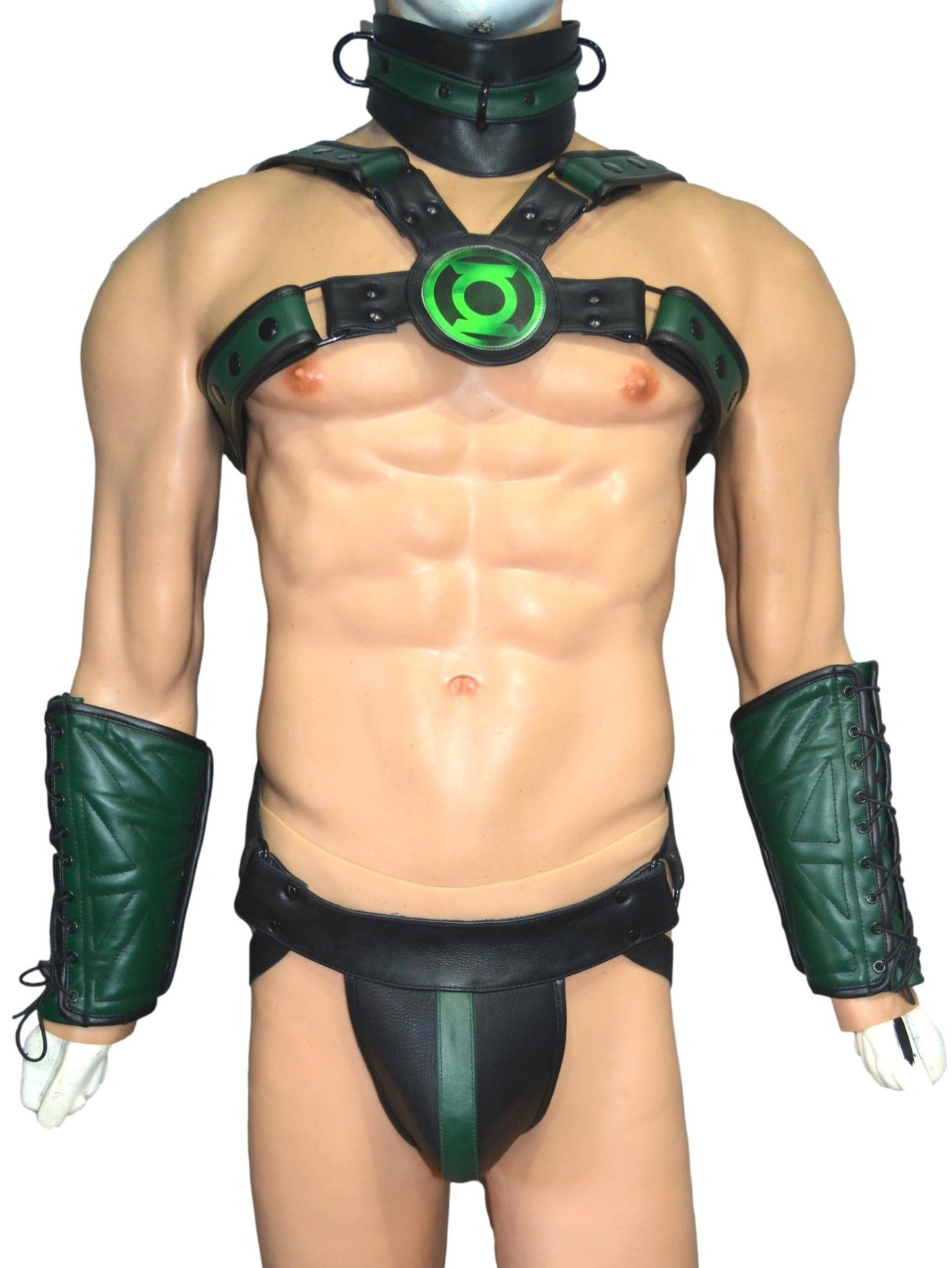 American hero harness men Leather Harness Body Chest Bulldog harness adjustable chest - MRI Leathers