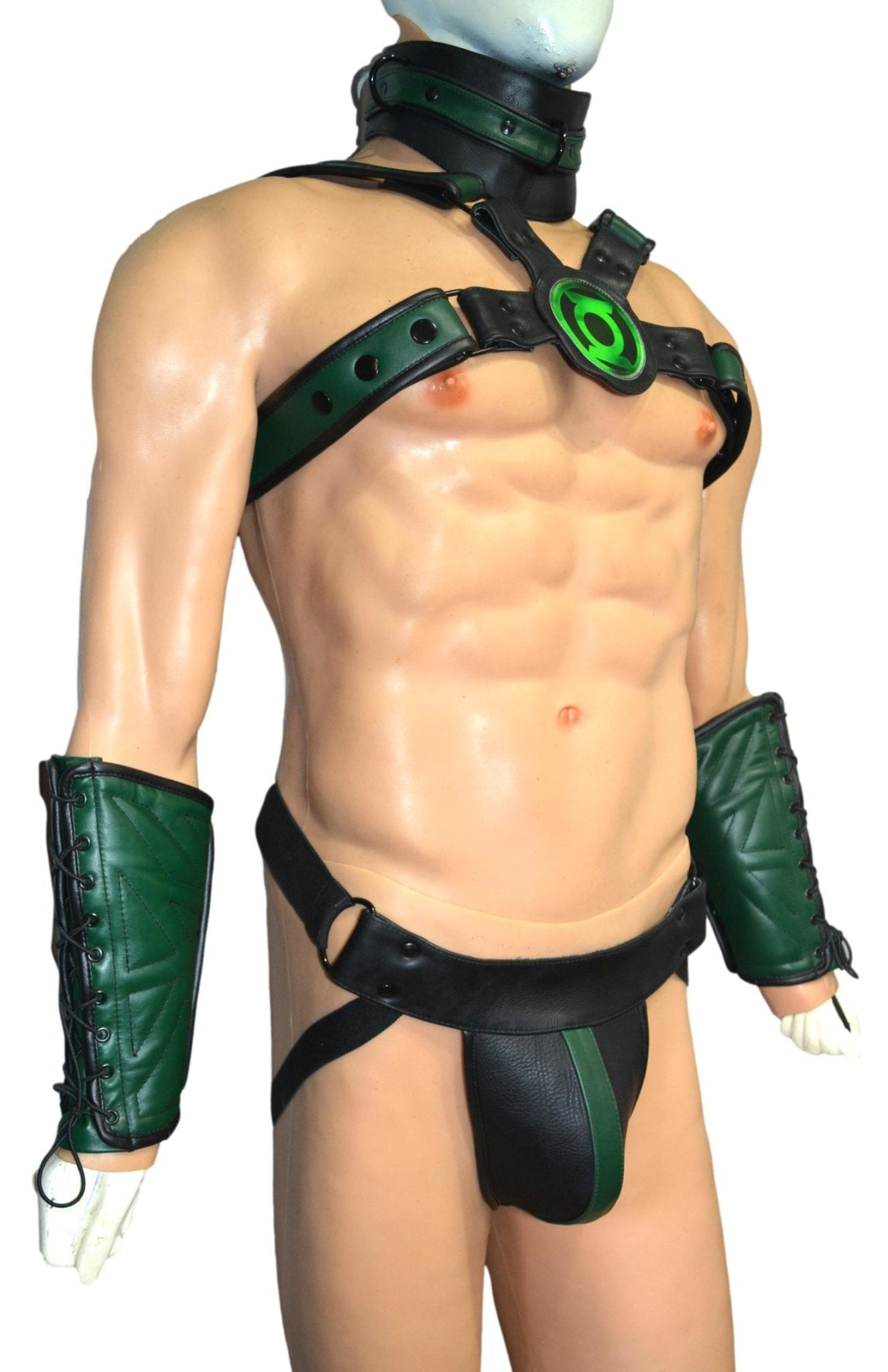 American hero harness men Leather Harness Body Chest Bulldog harness adjustable chest - MRI Leathers