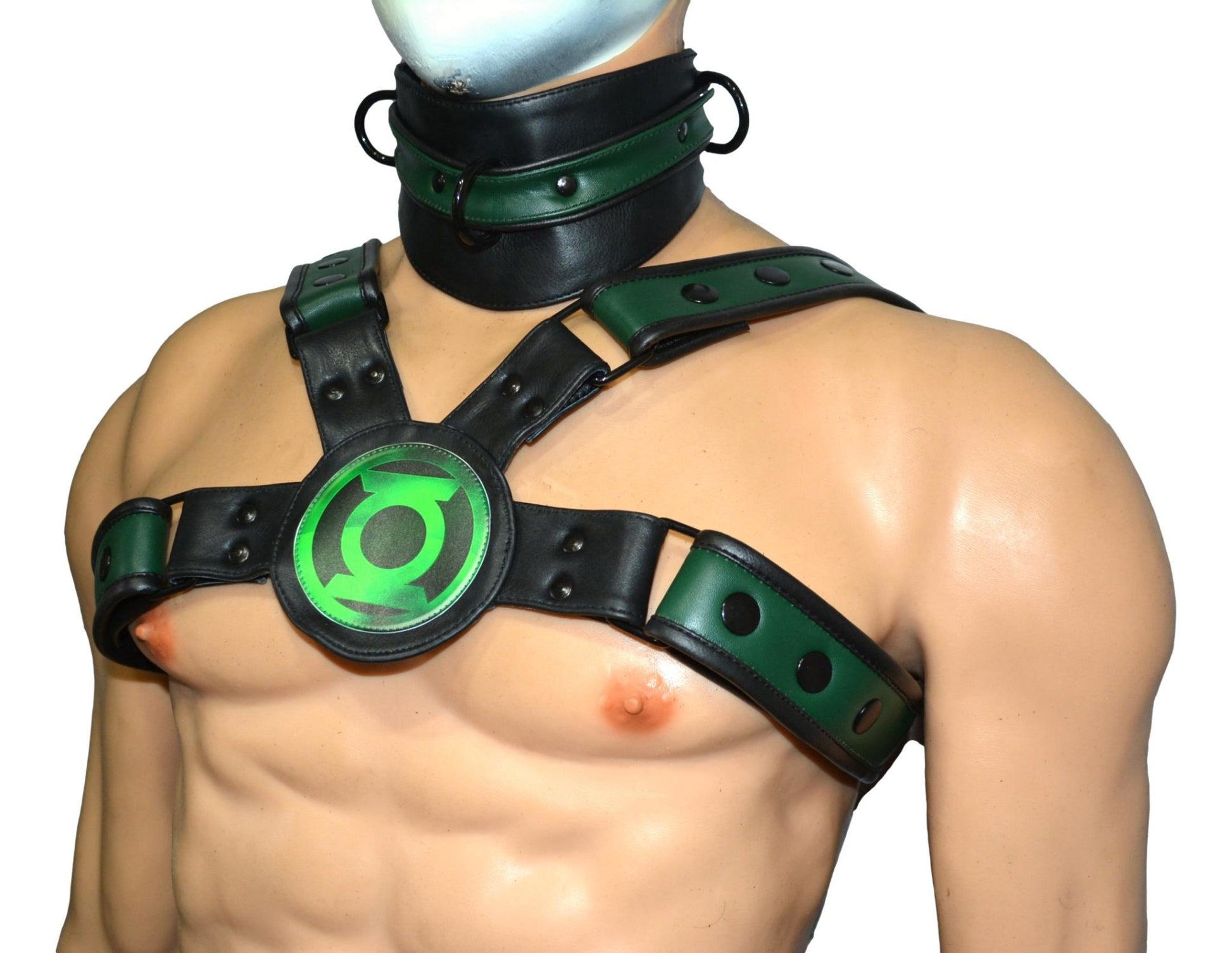 american hero harness men Leather Harness Body Chest Bulldog harness adjustable chest - MRI Leathers