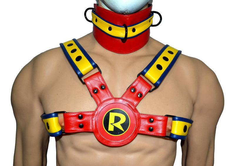 american hero harness men Leather Harness Body Chest Bulldog harness adjustable chest - MRI Leathers