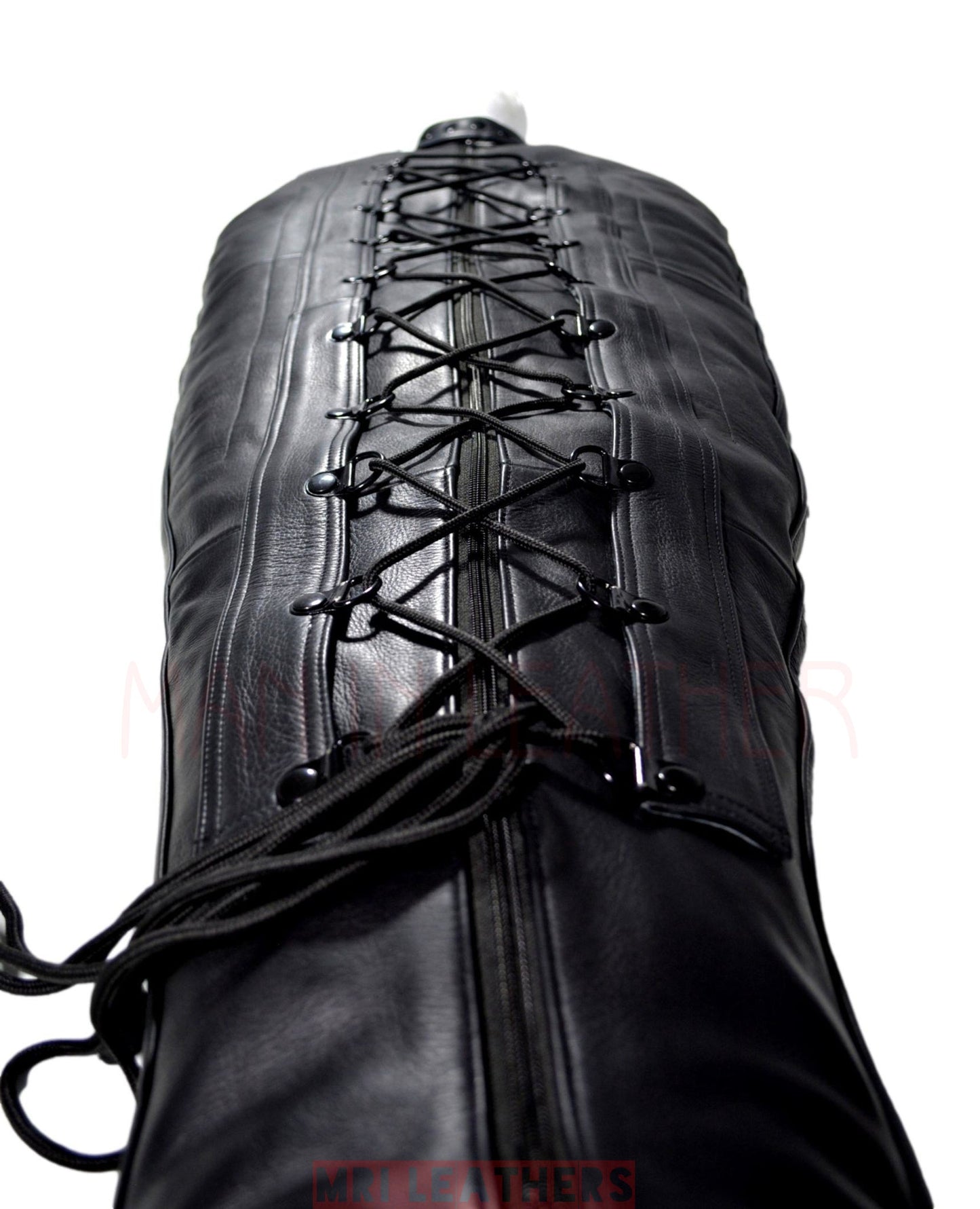 Body bag Sleep Sack Restricted Binder Sack leder Bondage Bag Hood - MRI Leathers