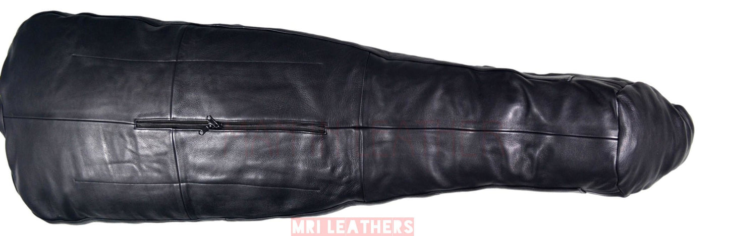Body bag Sleep Sack Restricted Binder Sack leder Bondage Bag Hood - MRI Leathers