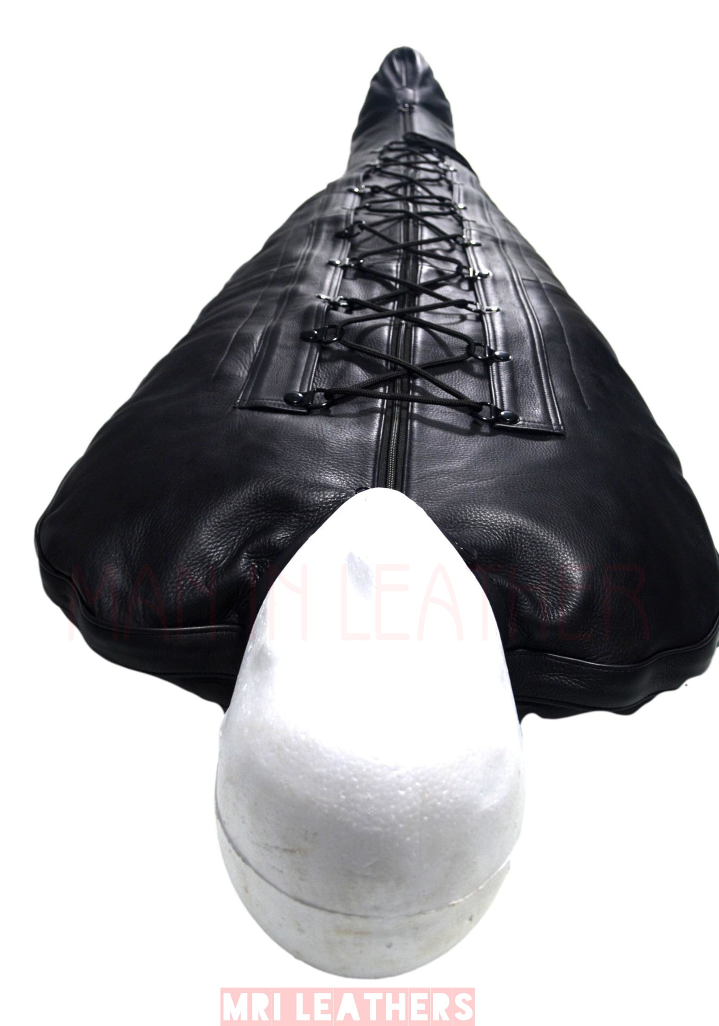 Body bag Sleep Sack Restricted Binder Sack leder Bondage Bag Hood - MRI Leathers