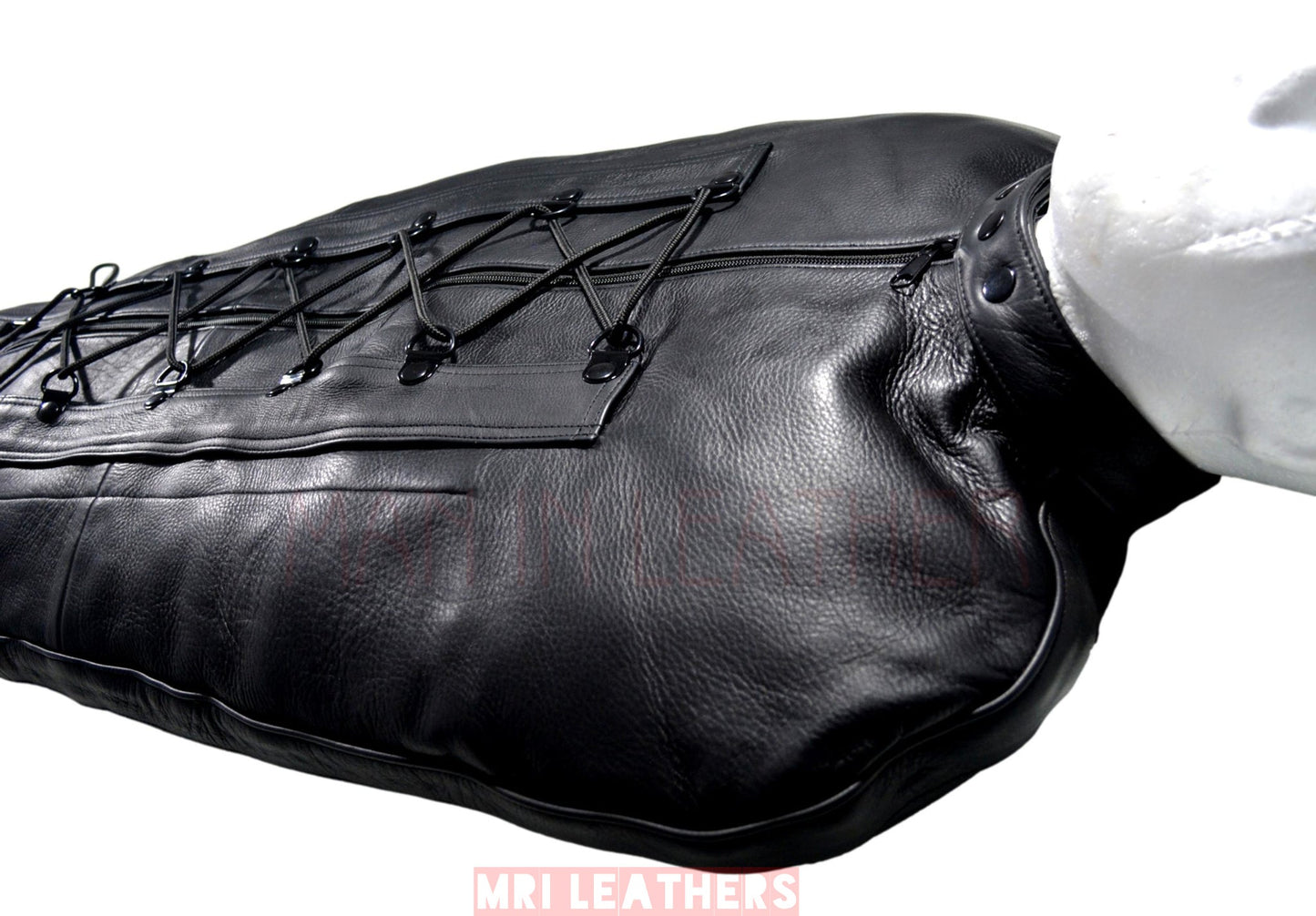 Body bag Sleep Sack Restricted Binder Sack leder Bondage Bag Hood - MRI Leathers