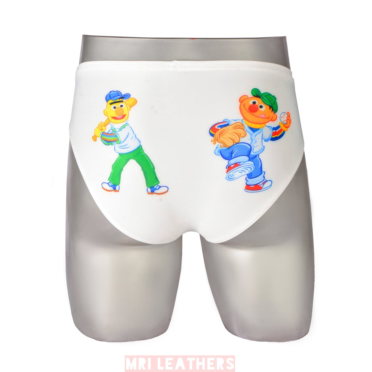 Cartoon Printed Briefs Men Underwear Jockstrap Bugle Pouch Panties Calzoncillos Hombre Underpants Cueca Low Waist Thongs - MRI Leathers