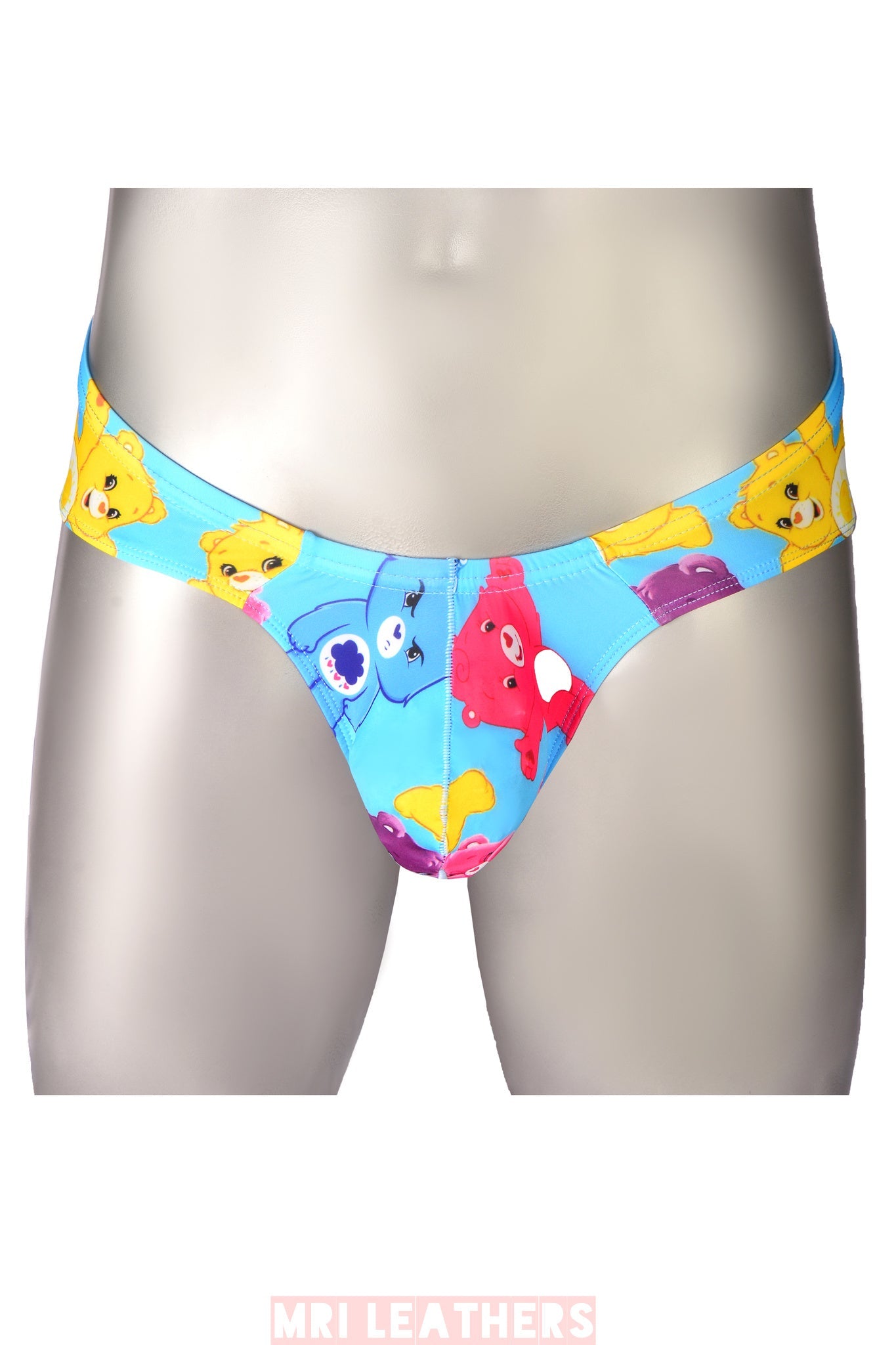 Cartoon Printed Briefs Men Underwear Jockstrap Bugle Pouch Panties Calzoncillos Hombre Underpants Cueca Low Waist Thongs - MRI Leathers