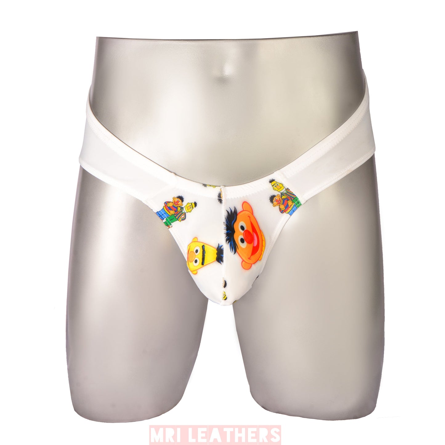 Cartoon Printed Briefs Men Underwear Jockstrap Bugle Pouch Panties Calzoncillos Hombre Underpants Cueca Low Waist Thongs - MRI Leathers