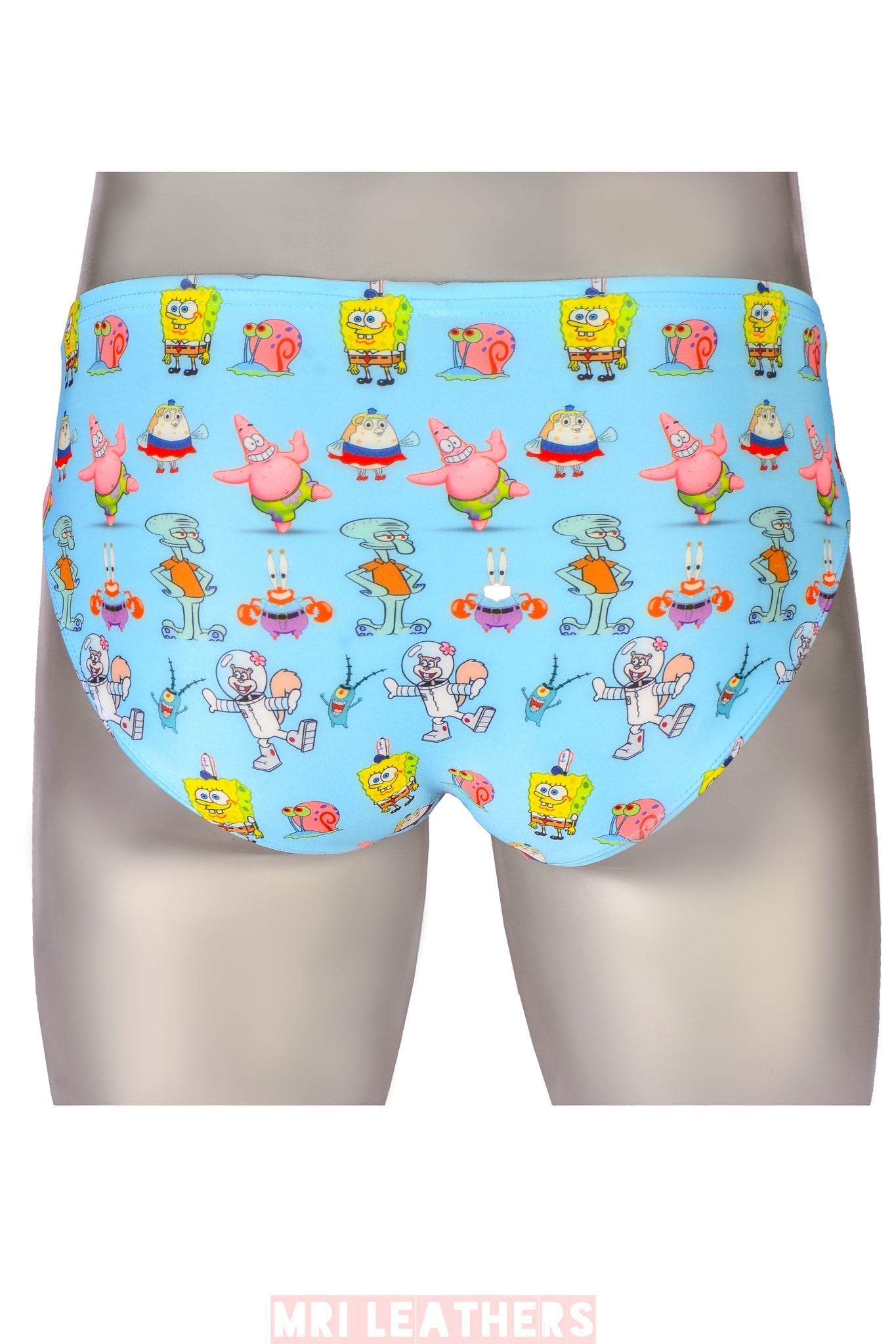 Cartoon Printed Briefs Men Underwear Jockstrap Bugle Pouch Panties Calzoncillos Hombre Underpants Cueca Low Waist Thongs - MRI Leathers