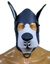 Leather Dog Mask Australian Cattle Dog Red Heeler Blue Heeler Leather Pup Mask Dog Hood Pet Play Hood - MRI Leathers