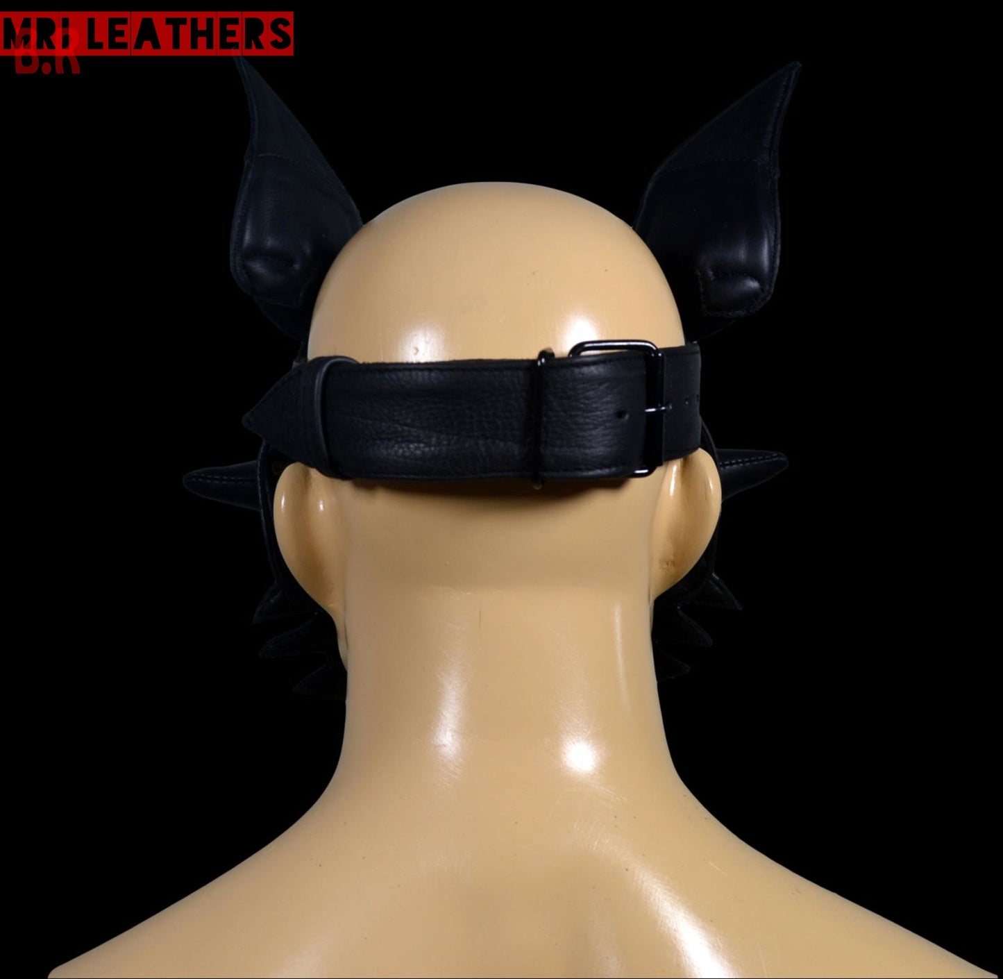 Leather Dog Mask Leather Dog Mask Dog Hood Pet Play Hood Puppy Mask - MRI Leathers