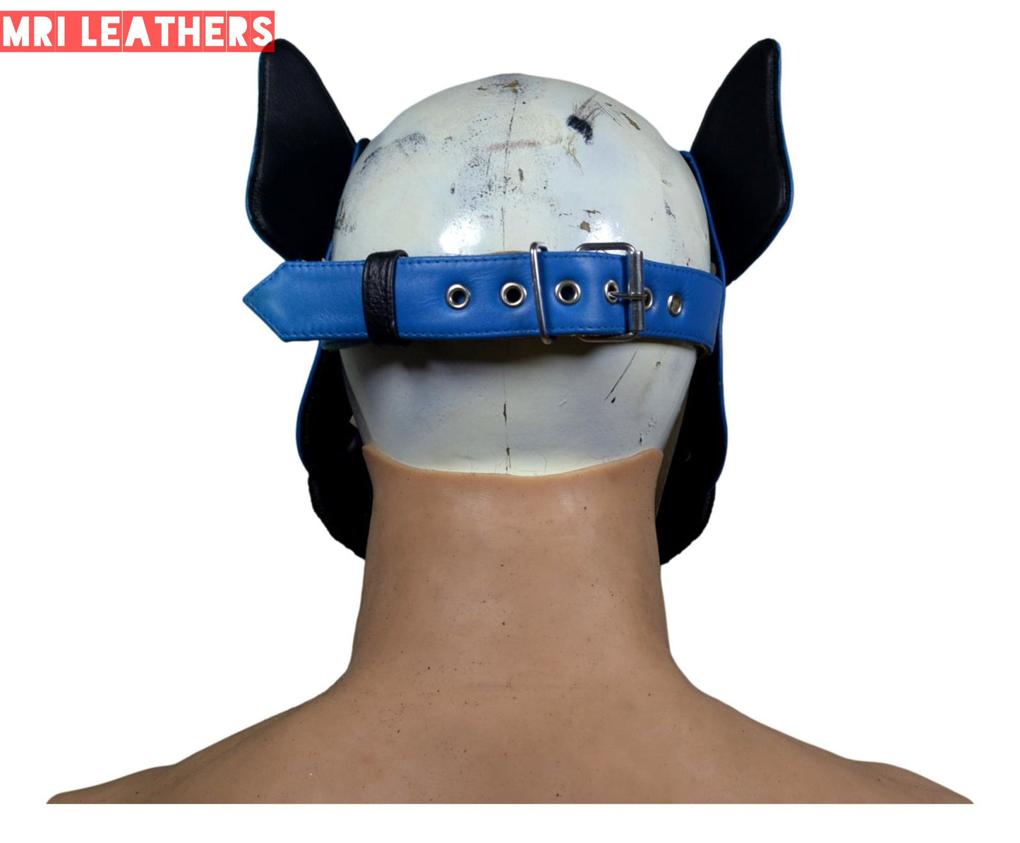 Leather Dog Mask Leather Dog Mask Dog Hood Pet Play Hood Puppy Mask - MRI Leathers