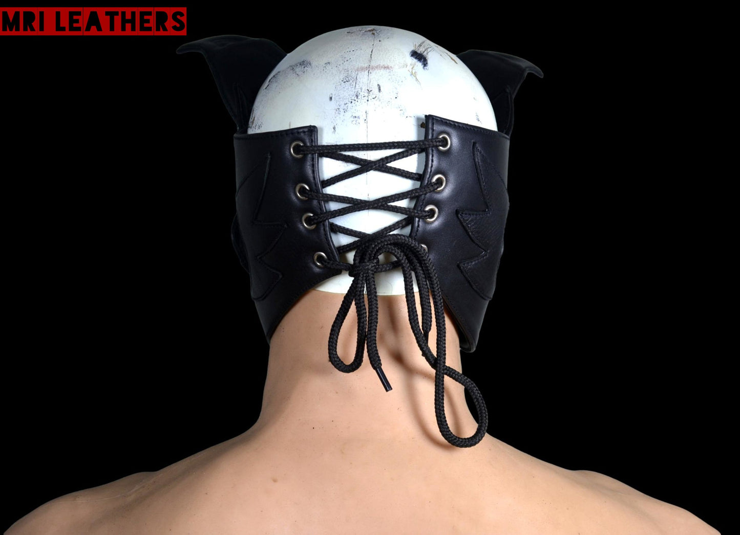 Leather Dog Mask Leather Dog Mask Dog Hood Pet Play Hood Puppy Mask - MRI Leathers