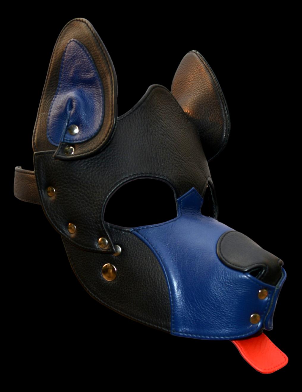 Leather Puppy Hood - MRI Leathers