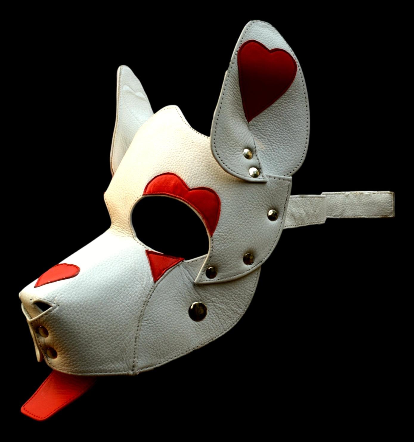 Leather Puppy Hood - MRI Leathers