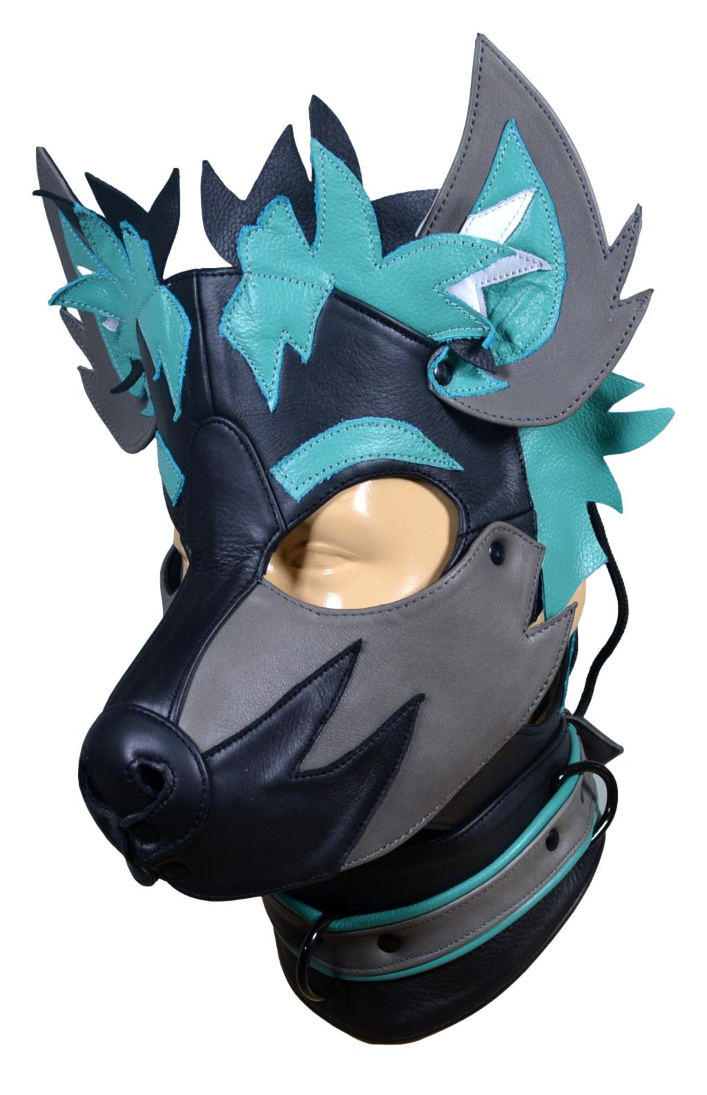 Leather Puppy Hood Puppy mask - MRI Leathers