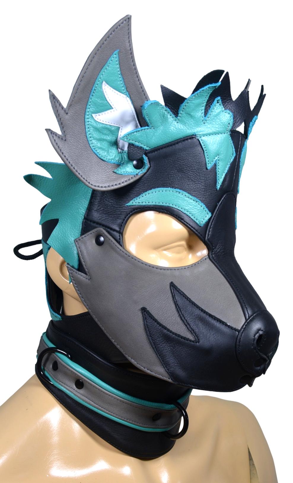 Leather Puppy Hood Puppy mask - MRI Leathers