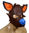 Leather Puppy Hood Puppy mask with Horns - MRI Leathers