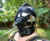 Locking Leather Padded Head Harness Muzzle basic Fetish BDSM Slave Mature - MRI Leathers