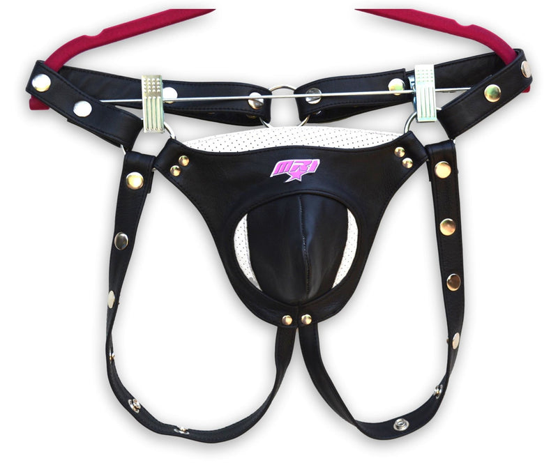 Men Black Leather Jock Strap, Men's Posing Pouch,Thong,G-String,Fetish,Gay,Sexy,Leather Underwear - MRI Leathers