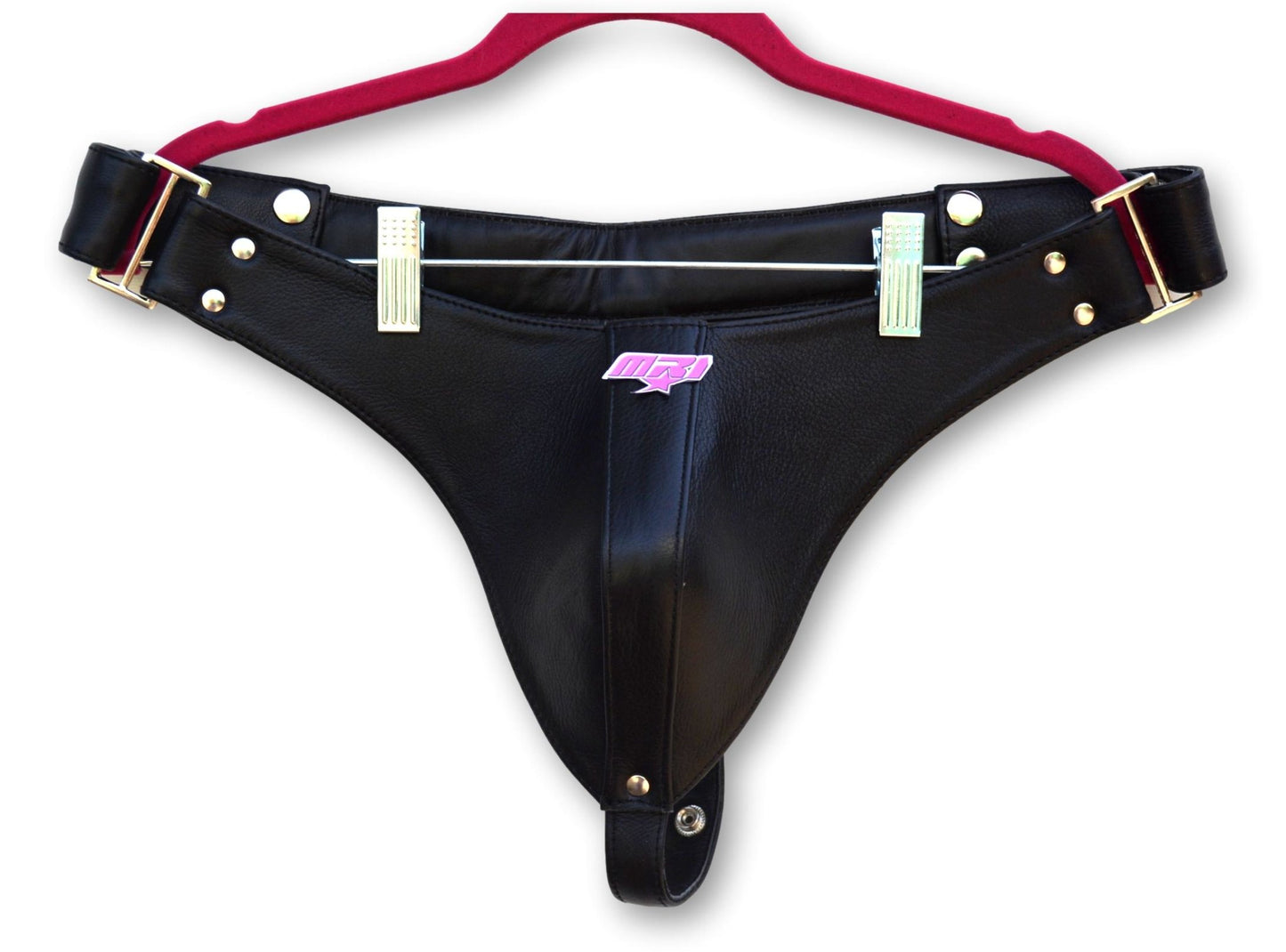 Men Black Leather Jock Strap, Men's Posing Pouch,Thong,G-String,Fetish,Gay,Sexy,Leather Underwear - MRI Leathers