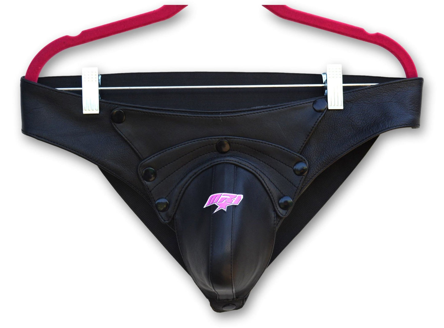 Men Black Leather Jock Strap, Men's Posing Pouch,Thong,G-String,Fetish,Gay,Sexy,Leather Underwear - MRI Leathers