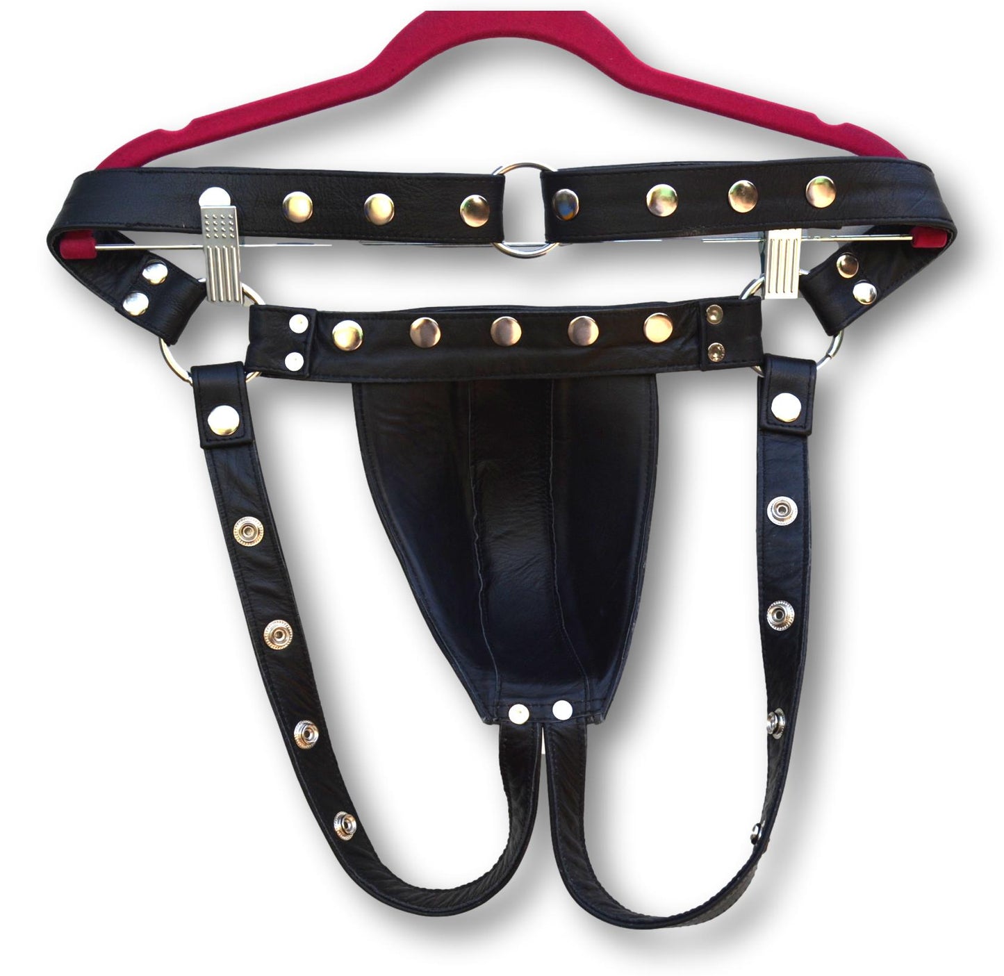 Men Black Leather Jock Strap, Men's Posing Pouch,Thong,G-String,Fetish,Gay,Sexy,Leather Underwear - MRI Leathers