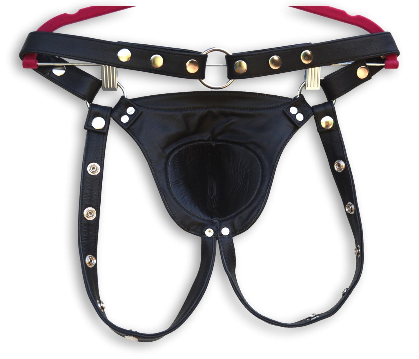 Men Black Leather Jock Strap, Men's Posing Pouch,Thong,G-String,Fetish,Gay,Sexy,Leather Underwear - MRI Leathers