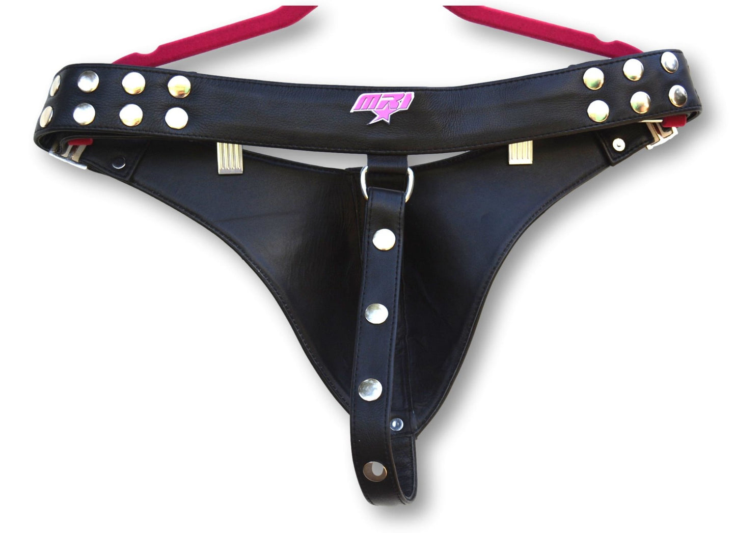 Men Black Leather Jock Strap, Men's Posing Pouch,Thong,G-String,Fetish,Gay,Sexy,Leather Underwear - MRI Leathers