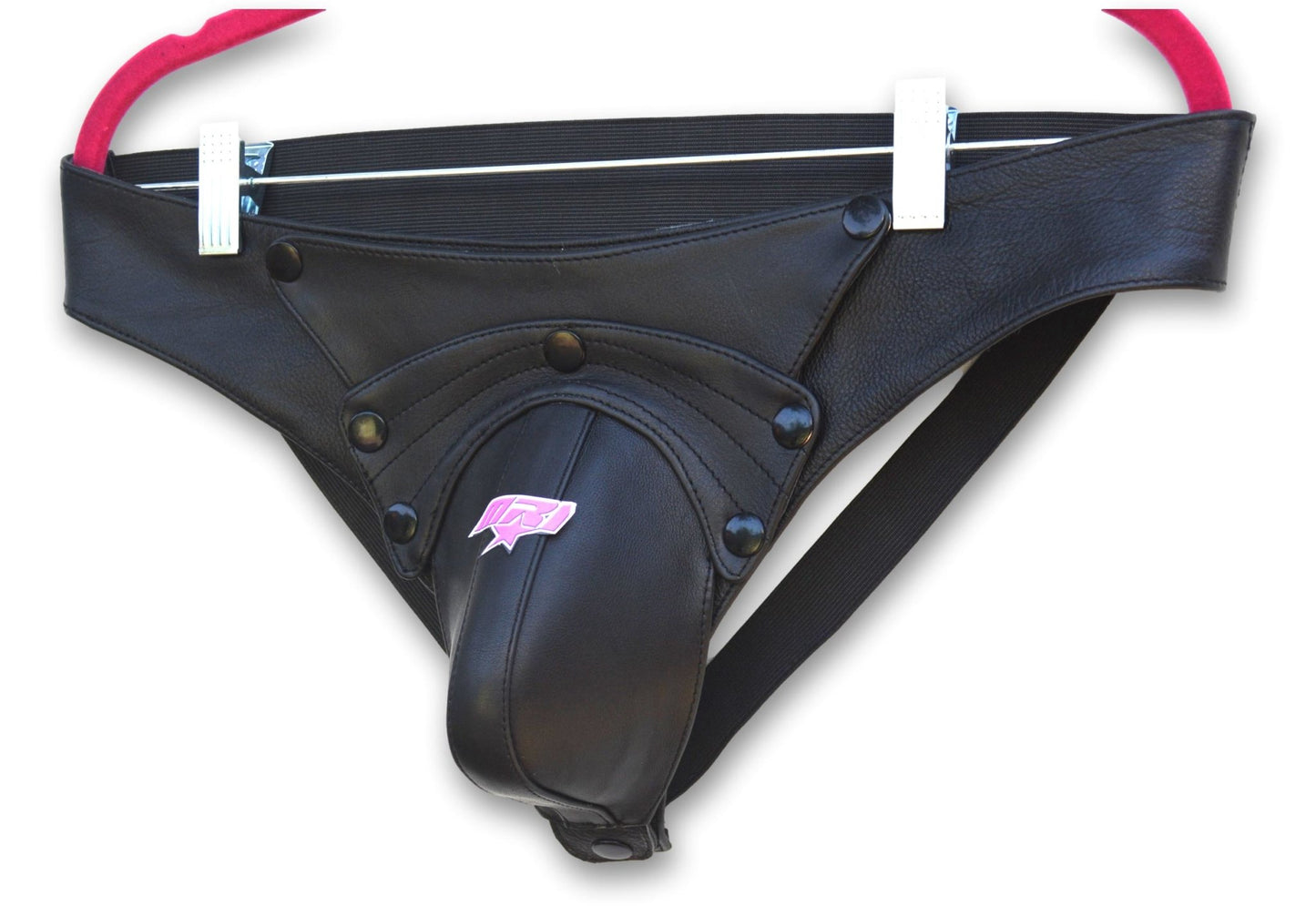 Men Black Leather Jock Strap, Men's Posing Pouch,Thong,G-String,Fetish,Gay,Sexy,Leather Underwear - MRI Leathers