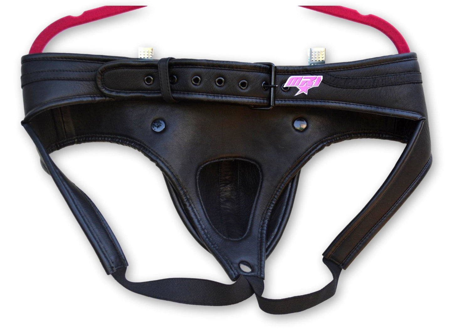 Men Black Leather Jock Strap, Men's Posing Pouch,Thong,G-String,Fetish,Gay,Sexy,Leather Underwear - MRI Leathers