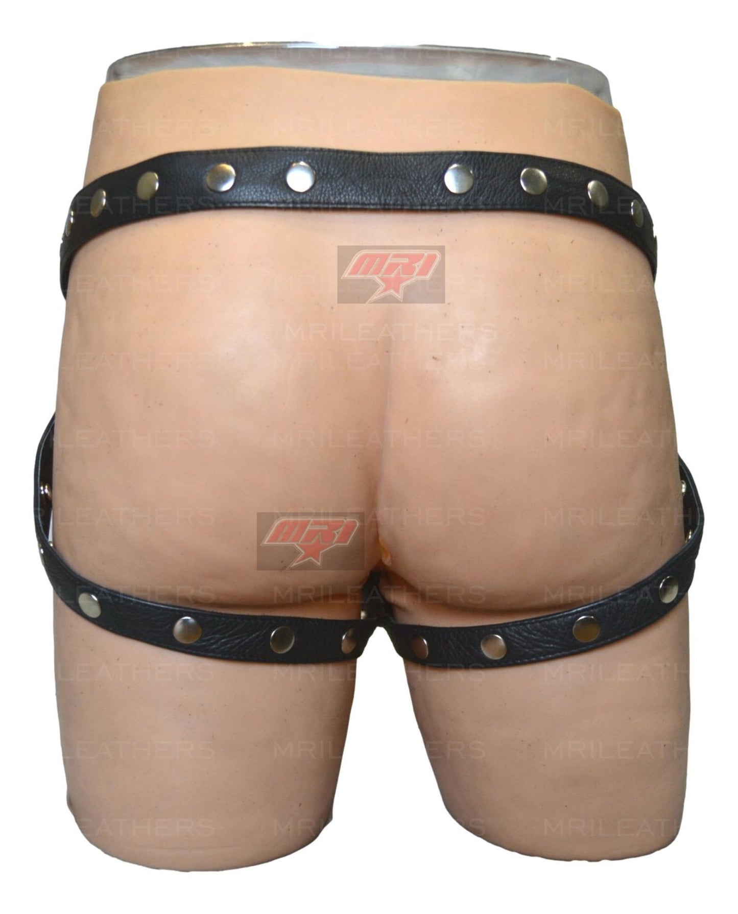 Men Leather Jockstrap -jock -thong removable pouch, lined with soft leather - MRI Leathers