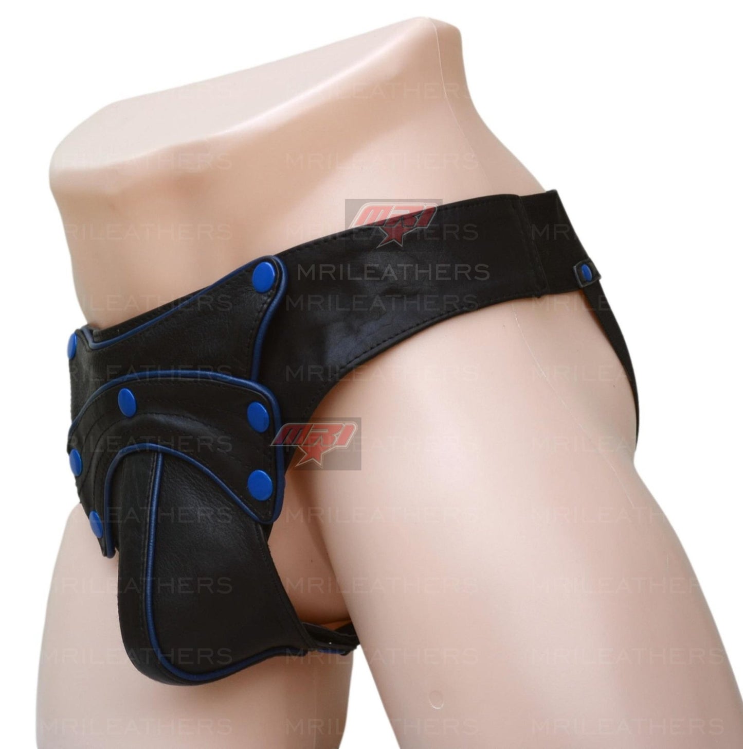 Men Leather Jockstrap -jock -thong removable pouch, lined with soft leather - MRI Leathers