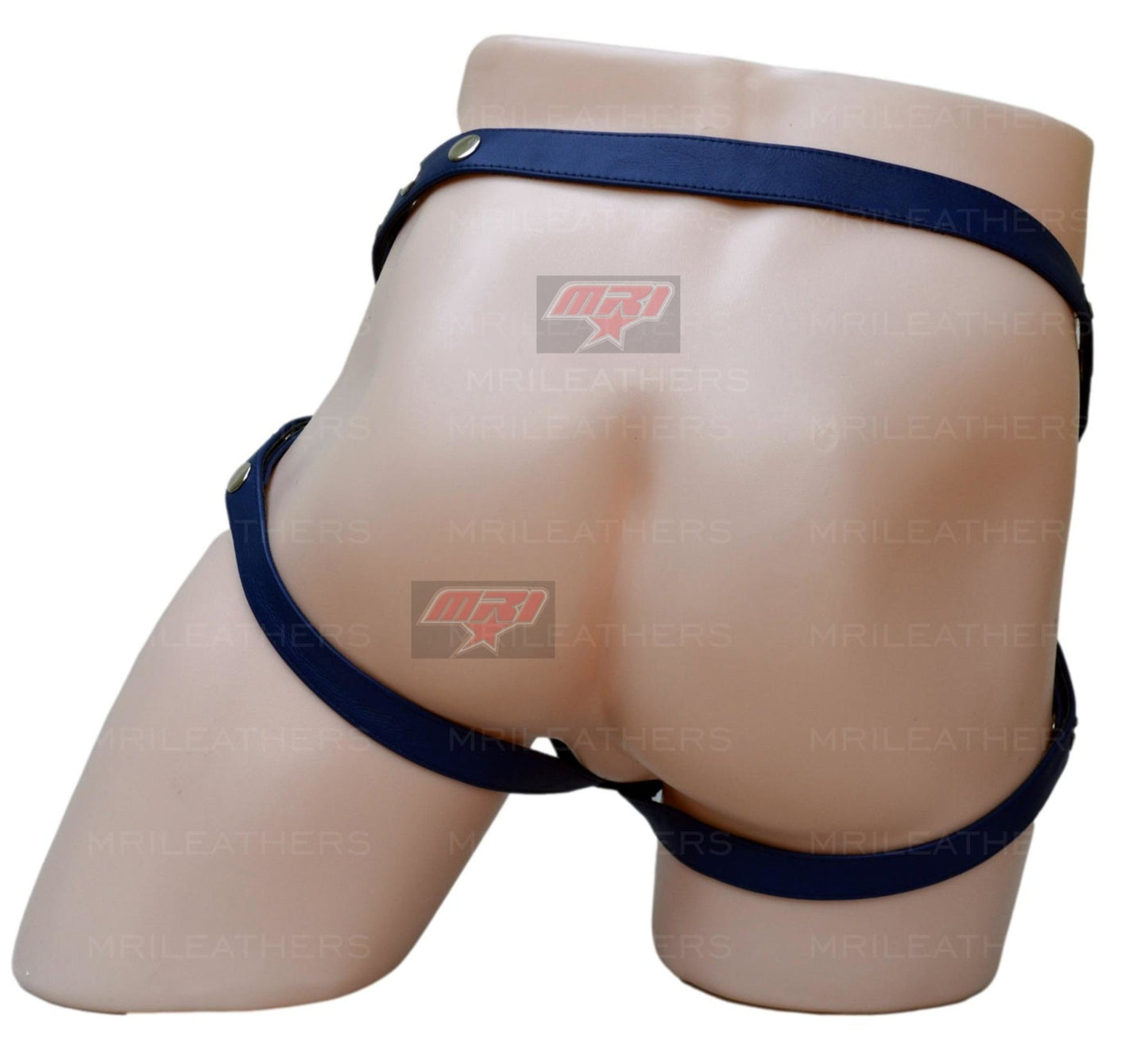 Men Leather Jockstrap -jock -thong removable pouch, lined with soft leather - MRI Leathers