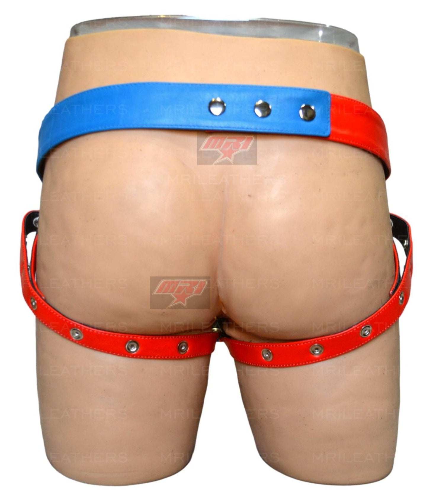 Men Leather Jockstrap -jock -thong removable pouch, lined with soft leather - MRI Leathers
