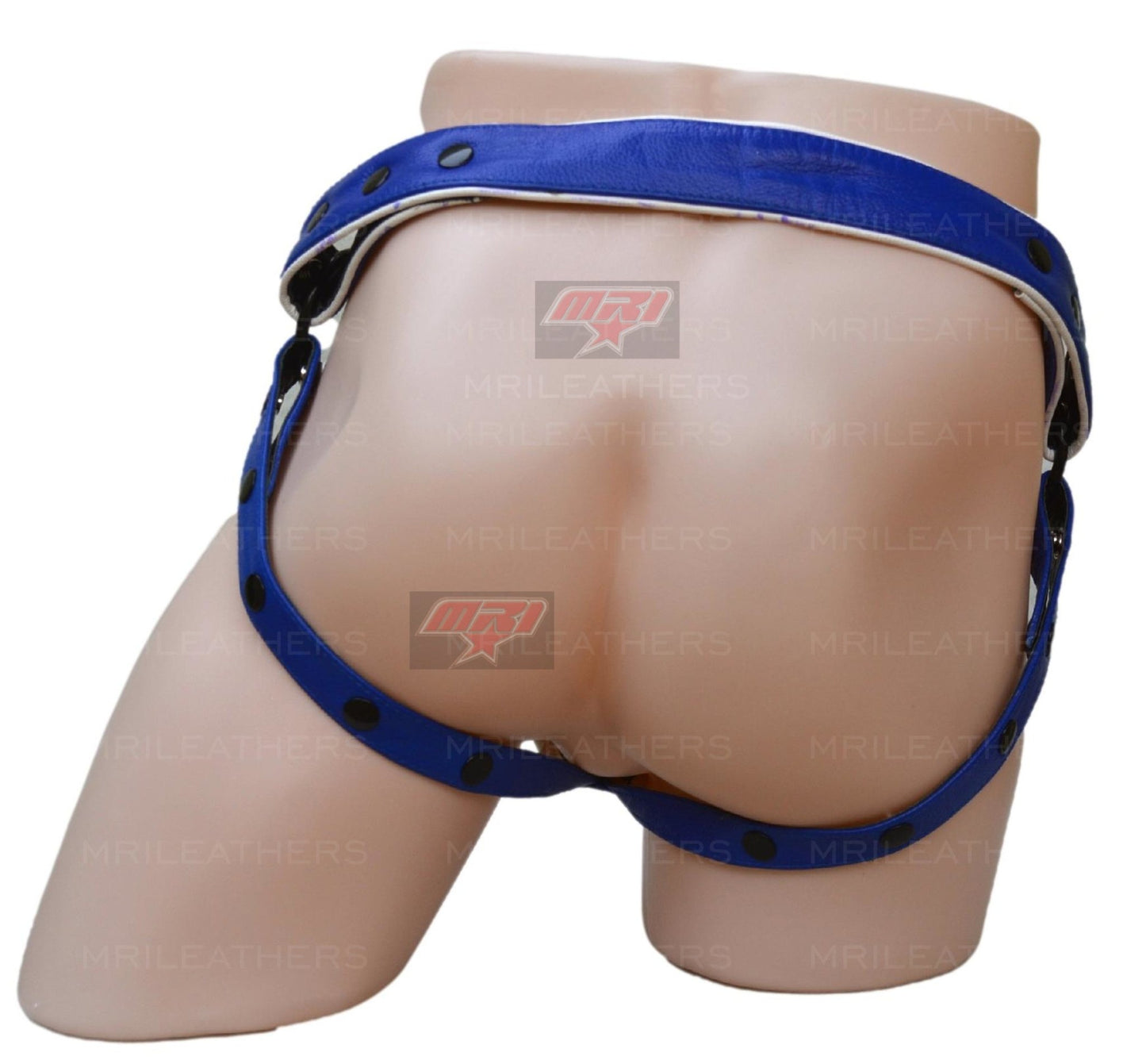 Men Leather Jockstrap -jock -thong removable pouch, lined with soft leather - MRI Leathers