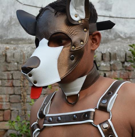 Men Leather Restrain Chest Harness Strap Belts Clubwear Costume Fancy. - MRI Leathers