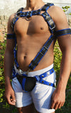 Men Leather Restrain Chest Harness Strap Belts Clubwear Costume Fancy - MRI Leathers