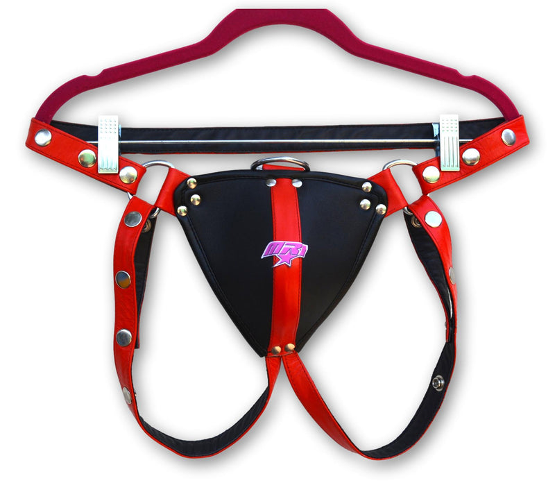 Men Red Leather Jock Strap, Men's Posing Pouch,Thong,G-String,Fetish,Gay,Sexy,Leather Underwear - MRI Leathers