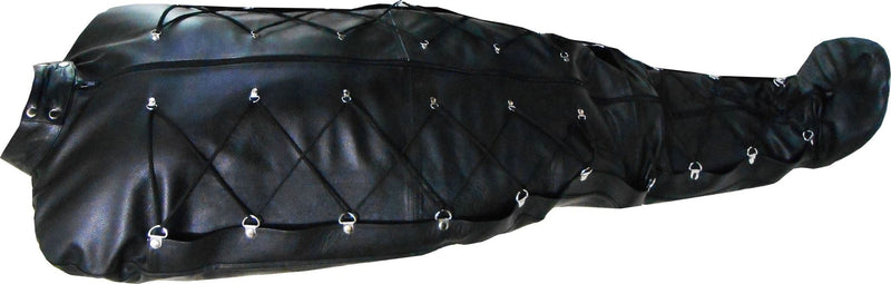 Mummy Gimp Bag Straight Jacket Leather Sleep Sack Restraint Straps Bondage - MRI Leathers