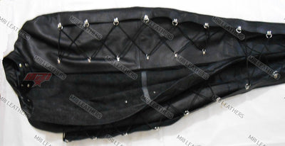 Mummy Gimp Bag Straight Jacket Leather Sleep Sack Restraint Straps Bondage - MRI Leathers