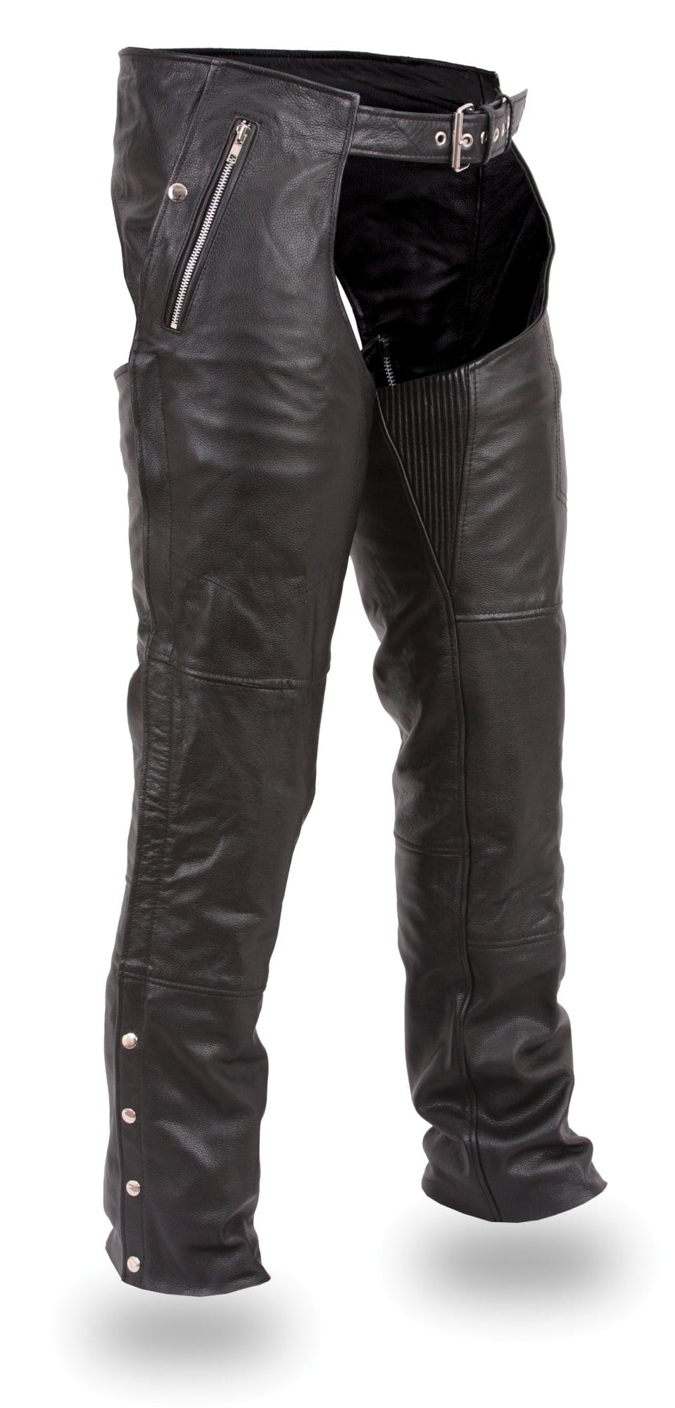 REAL LEATHER CHAPS elder fetish gay jeans pants GAY CHAPS/BIKER TROUSER - MRI Leathers