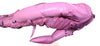 Real Pink Cow leather Sleep Sack Bondage Body Bag Bdsm Mummy Seductive Restricted Bondage Bag BDSM With Hood Heavy Duty belts Serious Bondage - MRI Leathers