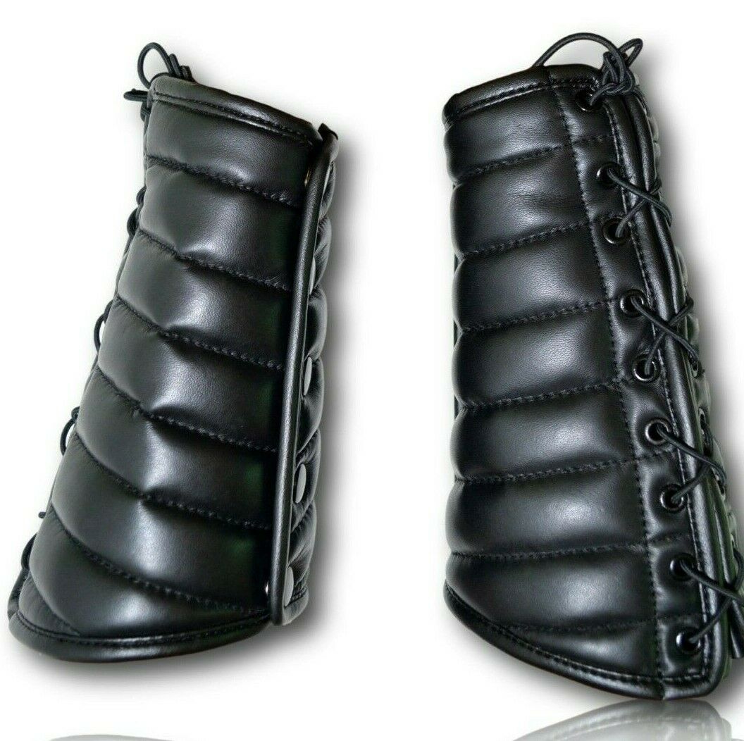 Wallet Accessory Fore Arm Leather Guard Armored gladiator arm guard Roman Sparta - MRI Leathers