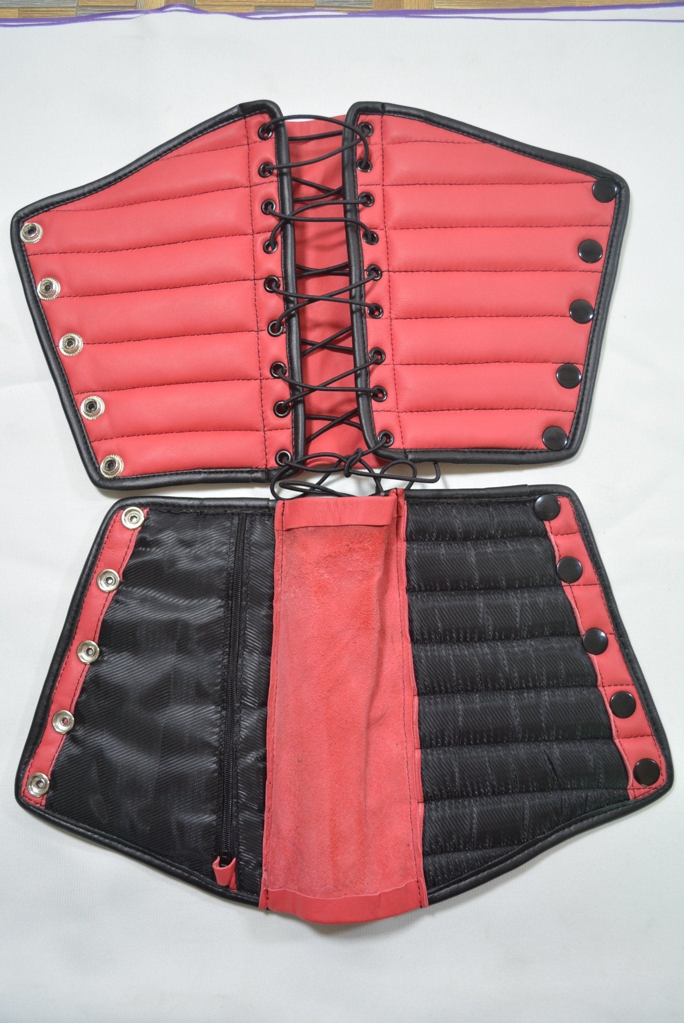 Wallet Accessory Fore Arm Leather Guard Armored gladiator arm guard Roman Sparta - MRI Leathers