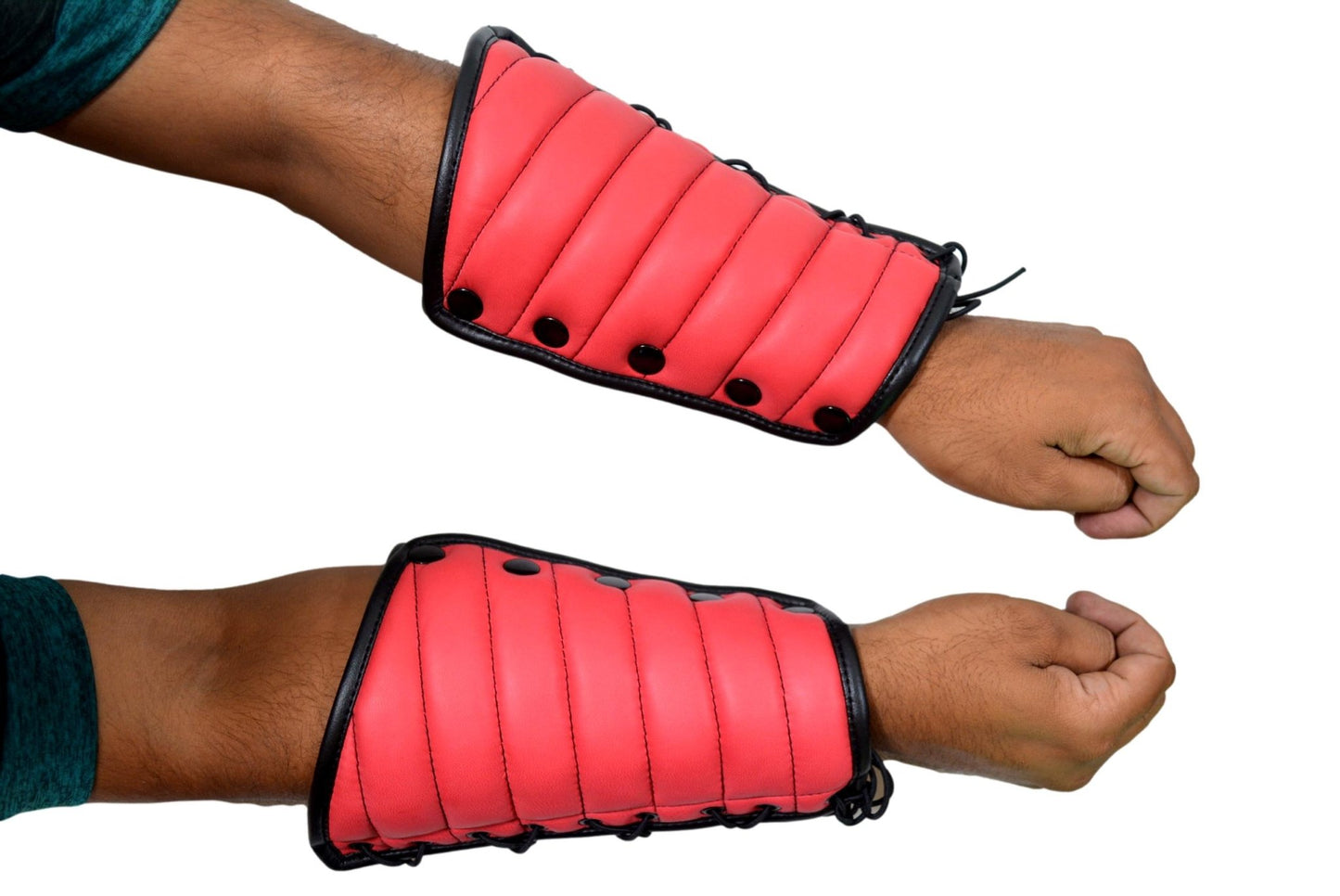 Wallet Accessory Fore Arm Leather Guard Armored gladiator arm guard Roman Sparta - MRI Leathers