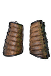 Wallet Accessory Fore Arm Leather Guard Armored gladiator arm guard Roman Sparta - MRI Leathers