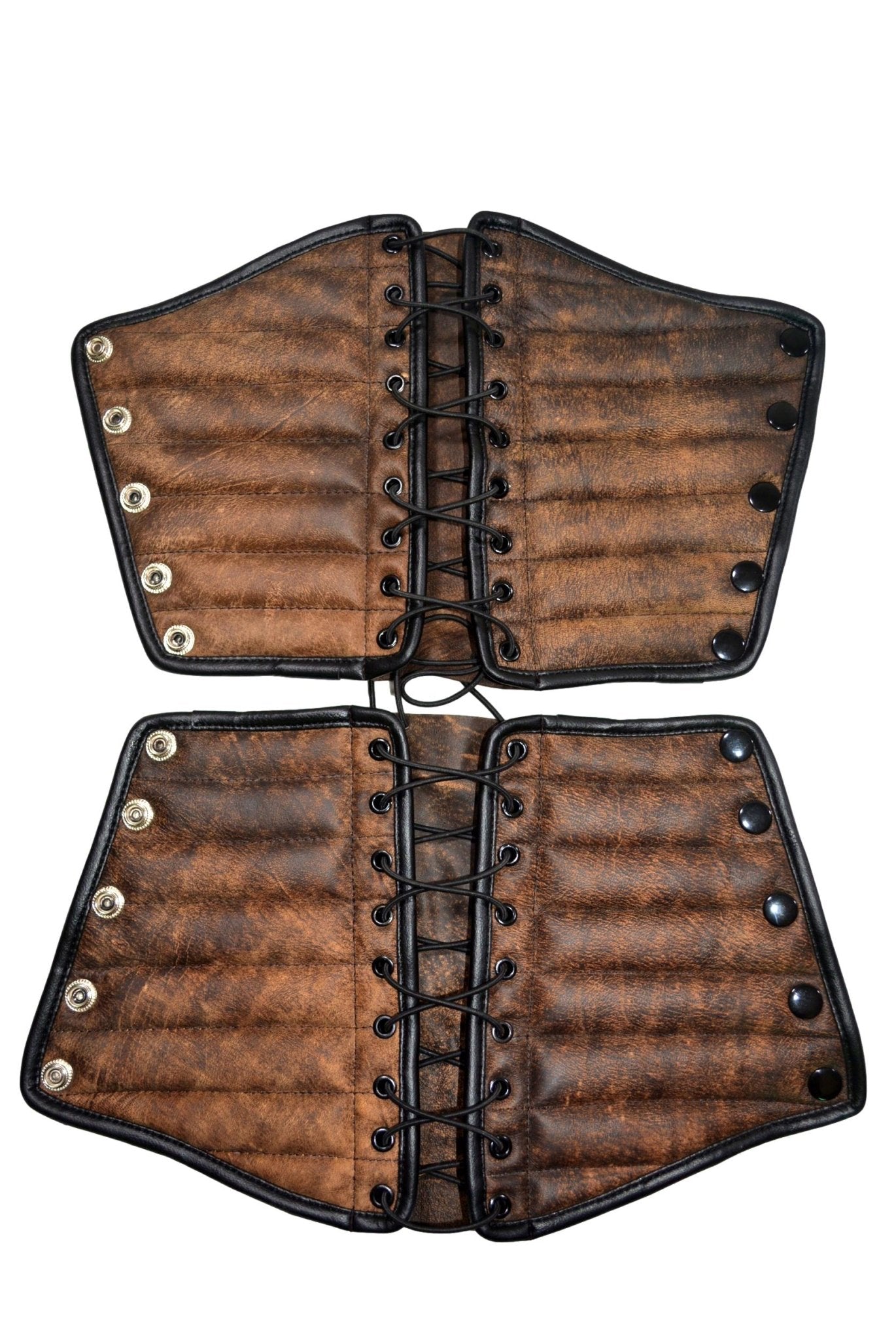 Wallet Accessory Fore Arm Leather Guard Armored gladiator arm guard Roman Sparta - MRI Leathers